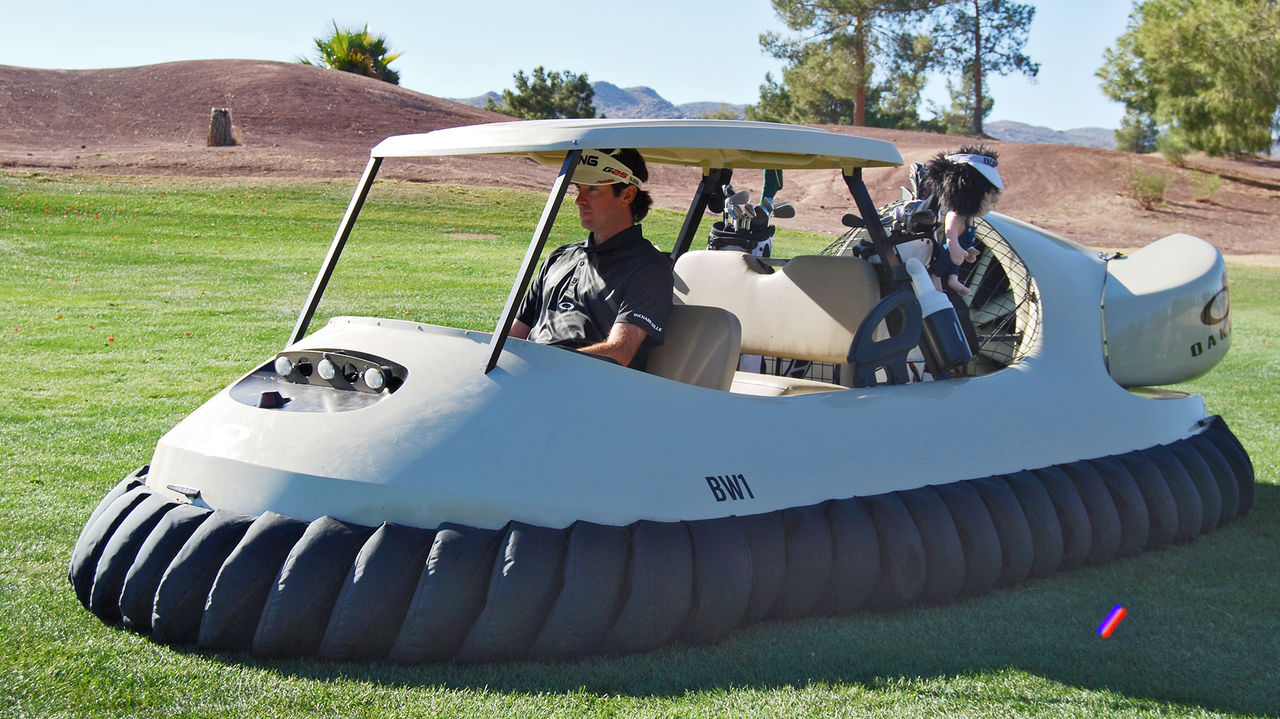 Машинка для гольфа на воздушной подушке